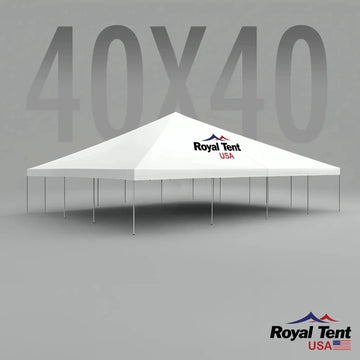 West Coast Frame Tent 40x40ft (12x12m) Royal Tent USA