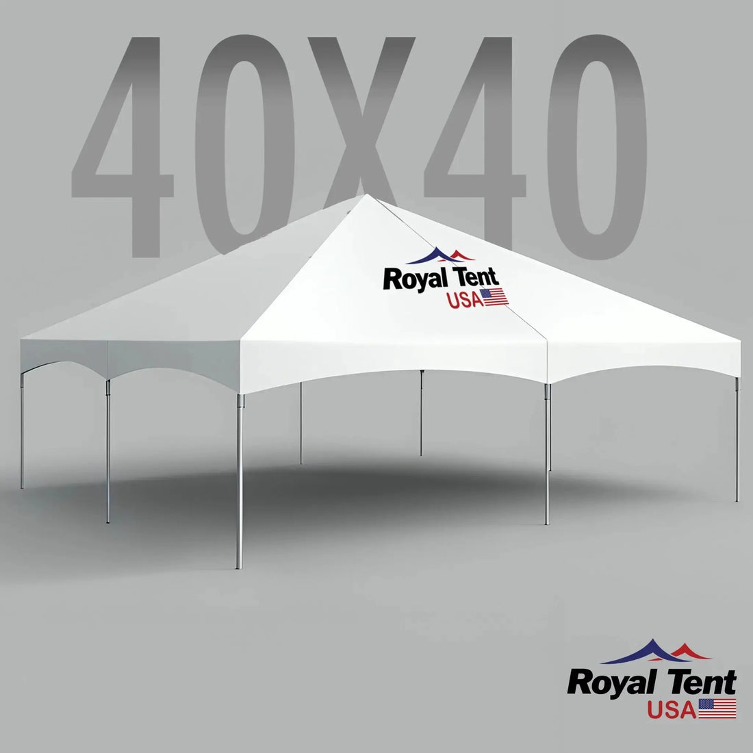 Royal Series Frame Tent 40x40ft (12x12m) Royal Tent USA