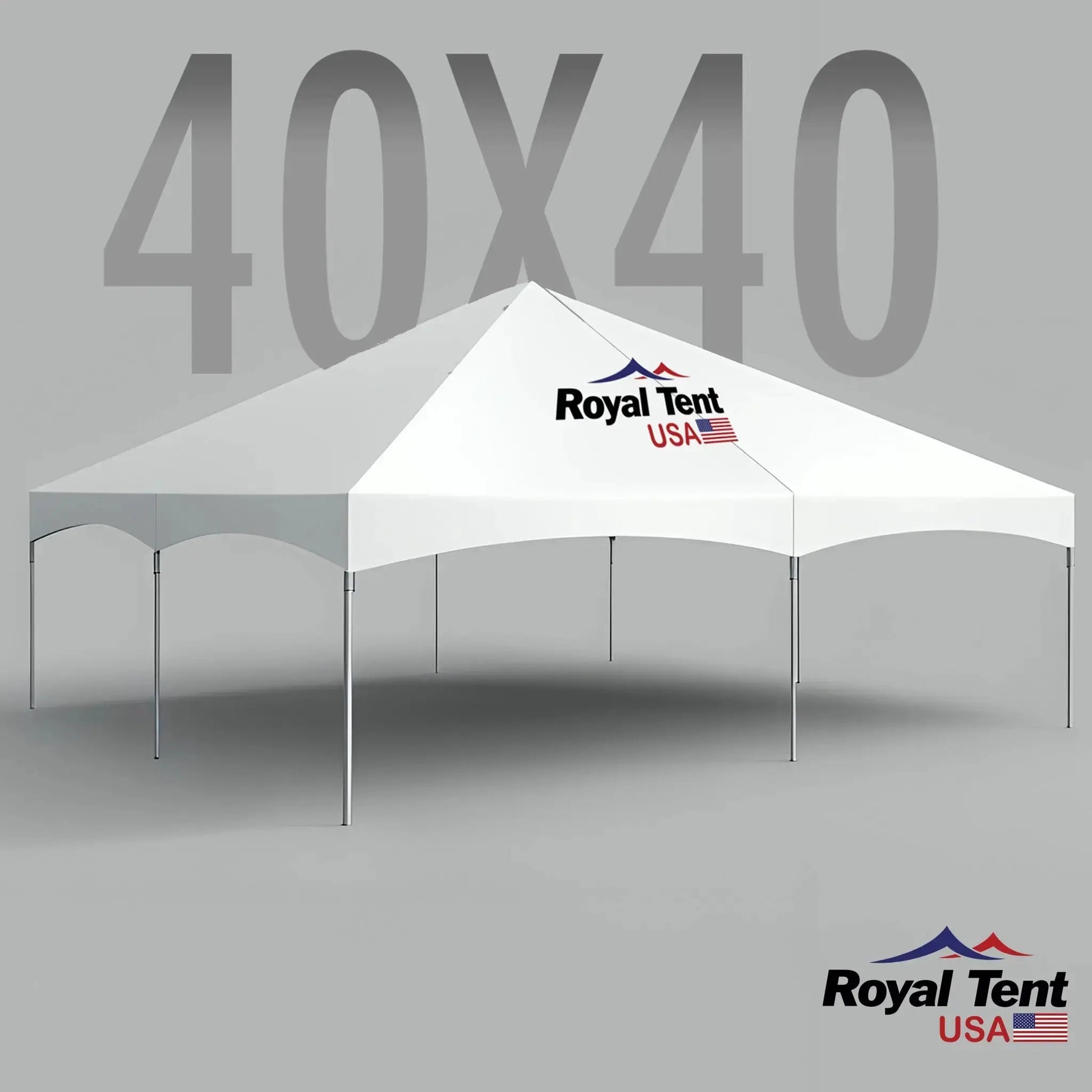 Royal Series Frame Tent 40x40ft (12x12m) Royal Tent USA