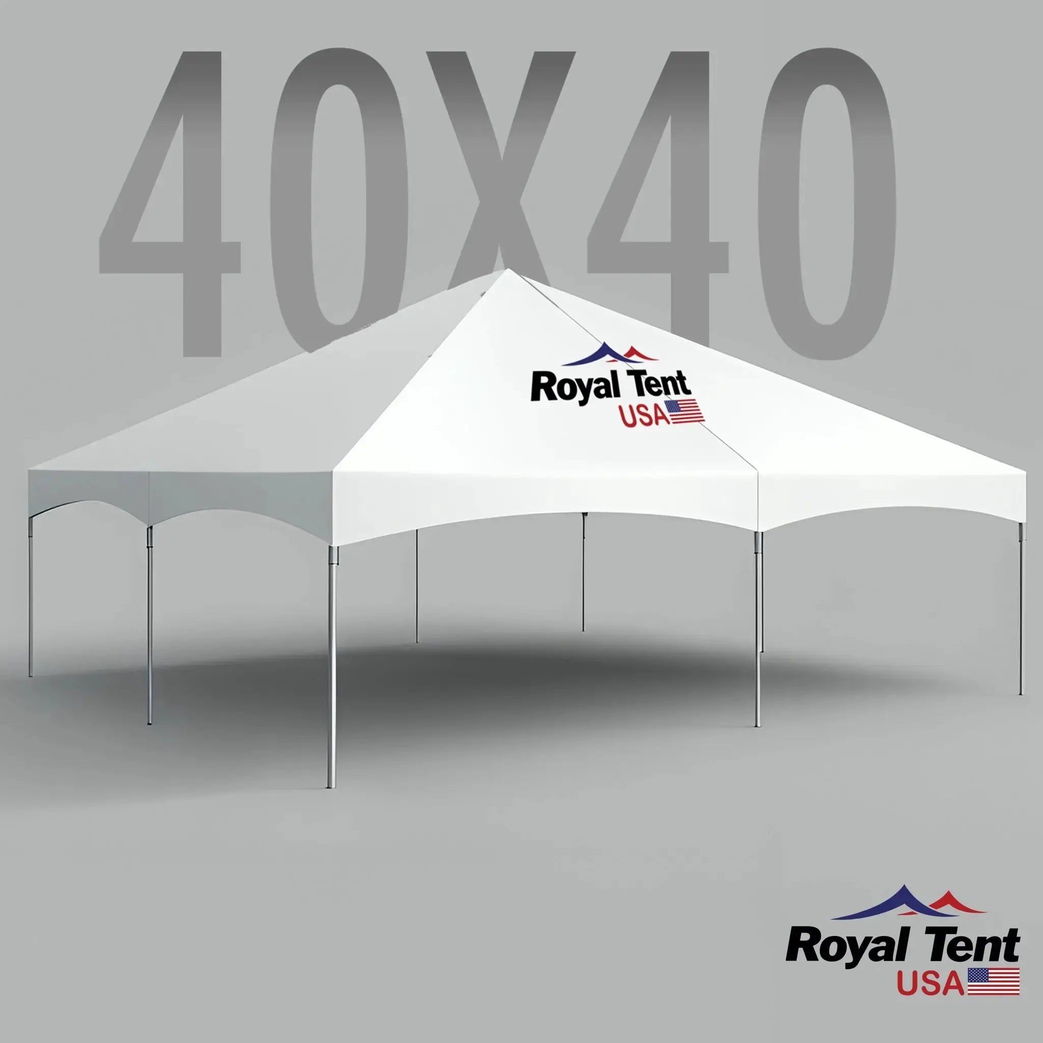 Royal Series Frame Tent 40x40ft (12x12m) Royal Tent USA