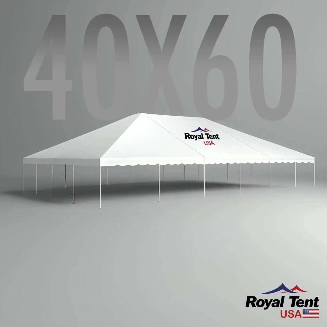 West Coast Frame Tent 40ftx60ft (12x18m) Royal Tent USA