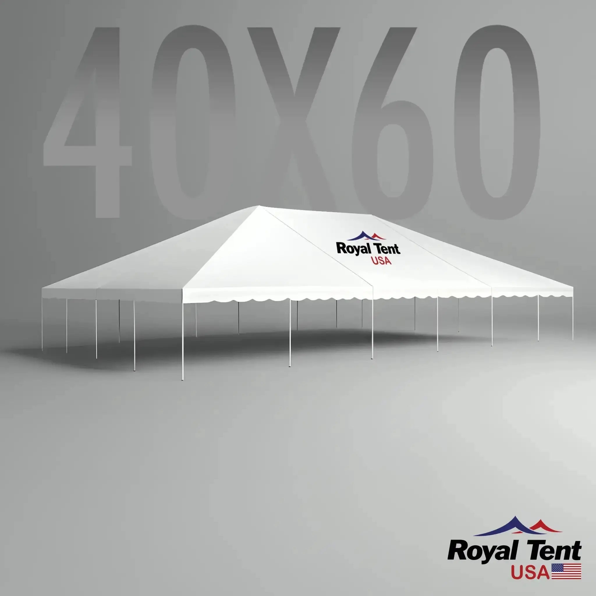 West Coast Frame Tent 40ftx60ft (12x18m) Royal Tent USA