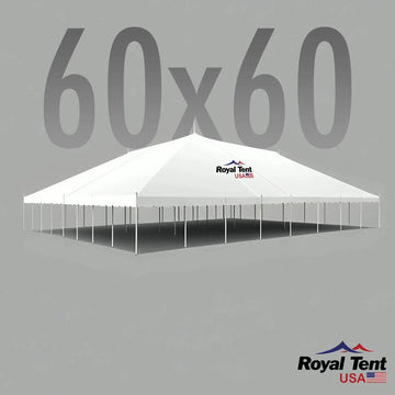 Classic Pole Tent 60x60ft (18x18m) Royal Tent USA