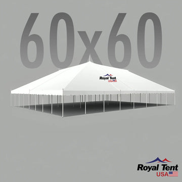 Classic Pole Tent 60x60ft (18x18m) Royal Tent USA