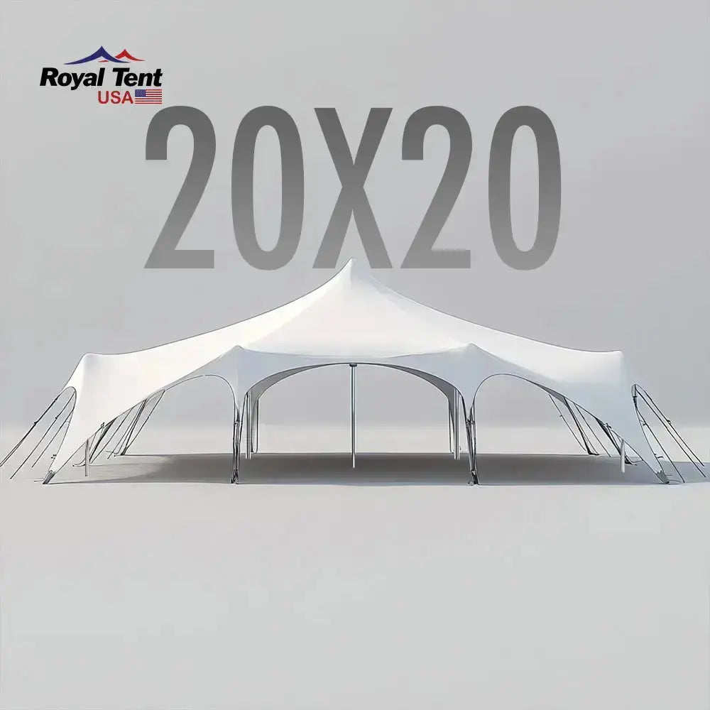 Stretch Tent 20x20ft (6x6m) Royal Tent USA