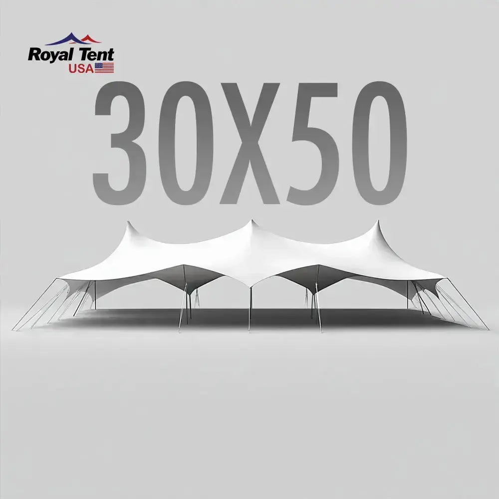 Stretch Tent 30x50ft (9x15m) Royal Tent USA