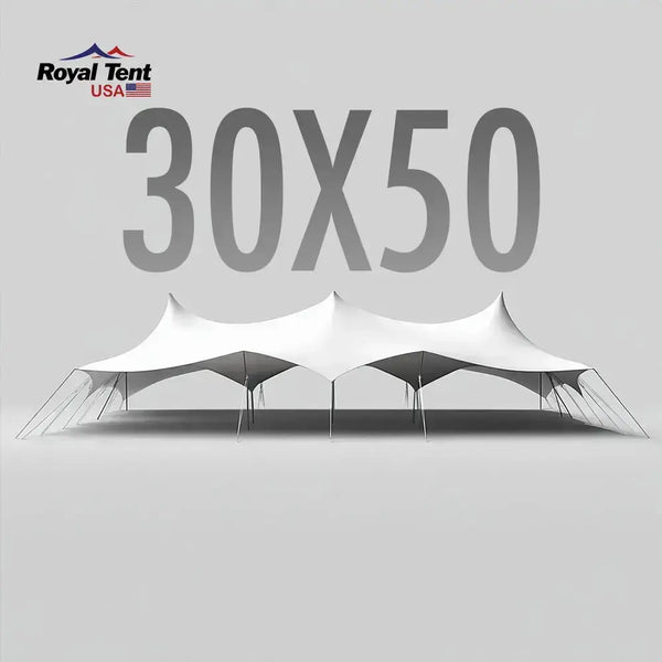 Stretch Tent 30x50ft (9x15m) Royal Tent USA