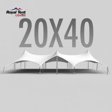 Stretch Tent 20x40ft (6x12m) Royal Tent USA
