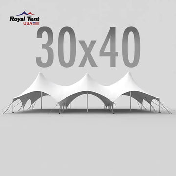 Stretch Tent 30x40ft (9x12m) Royal Tent USA