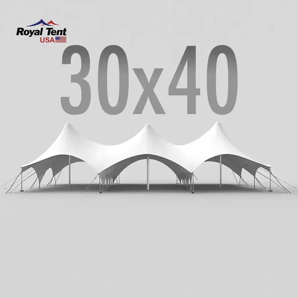 Stretch Tent 30x40ft (9x12m) Royal Tent USA