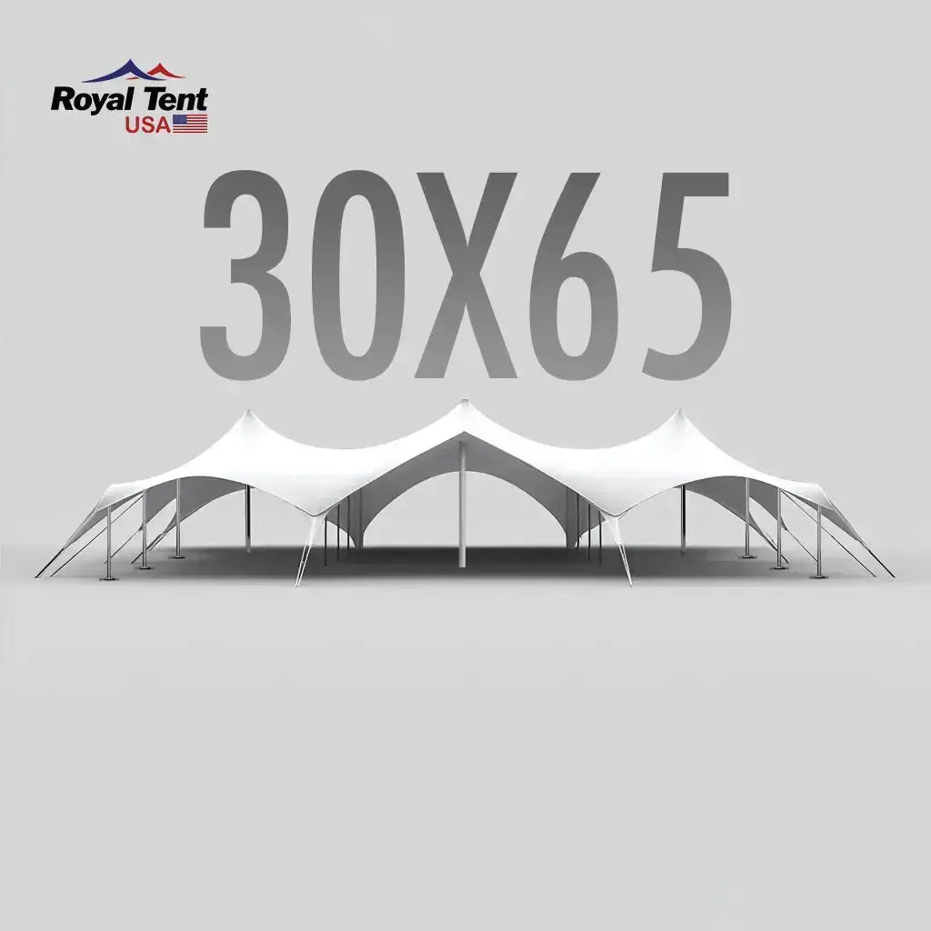Stretch Tent 30x65ft (9x19m) Royal Tent USA
