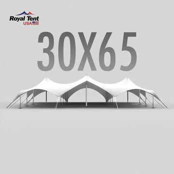 Stretch Tent 30x65ft (9x19m) Royal Tent USA