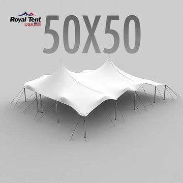 Stretch Tent 50x50ft (15x15m) Royal Tent USA