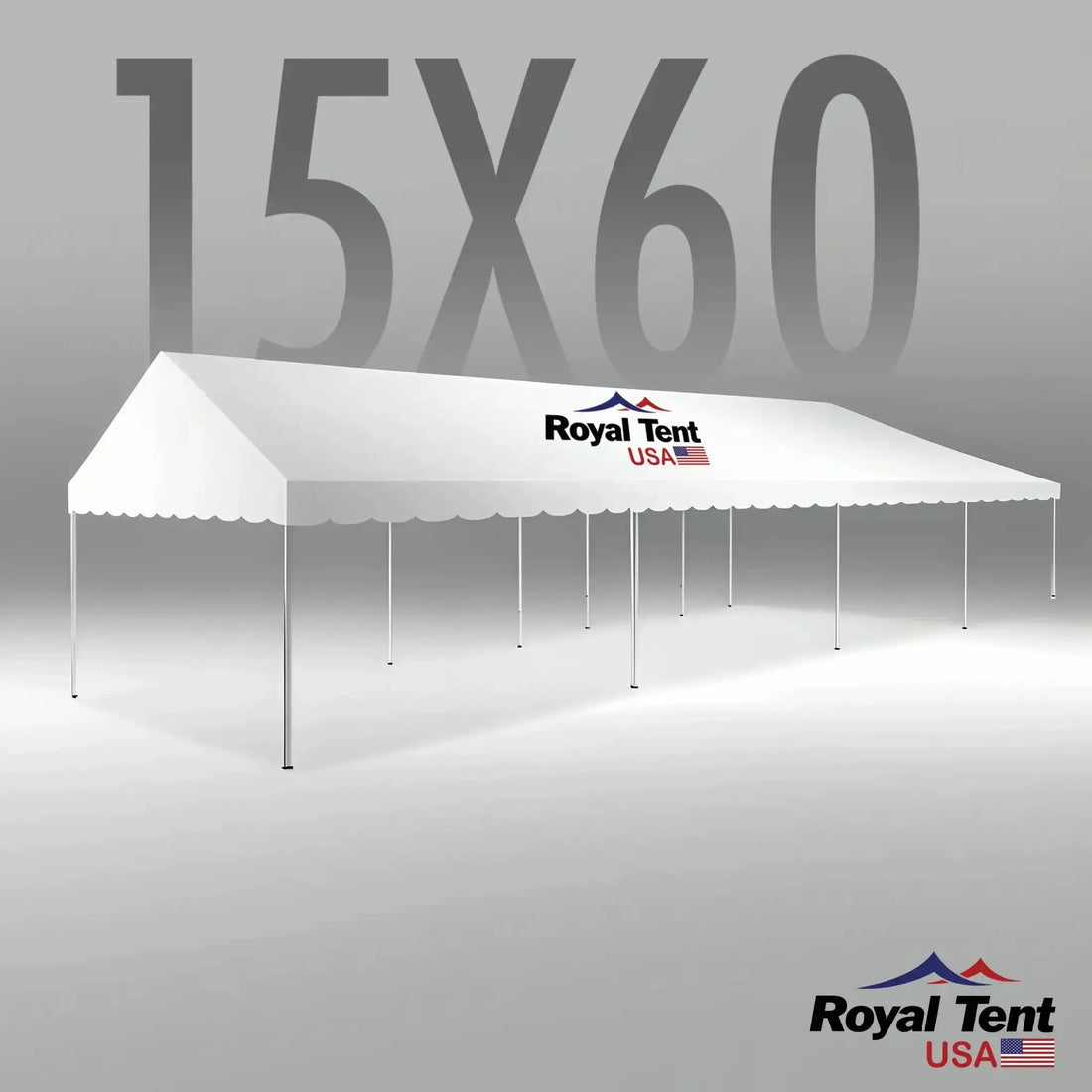 A-Frame Tent 15x60ft (4.5x18m) Royal Tent USA