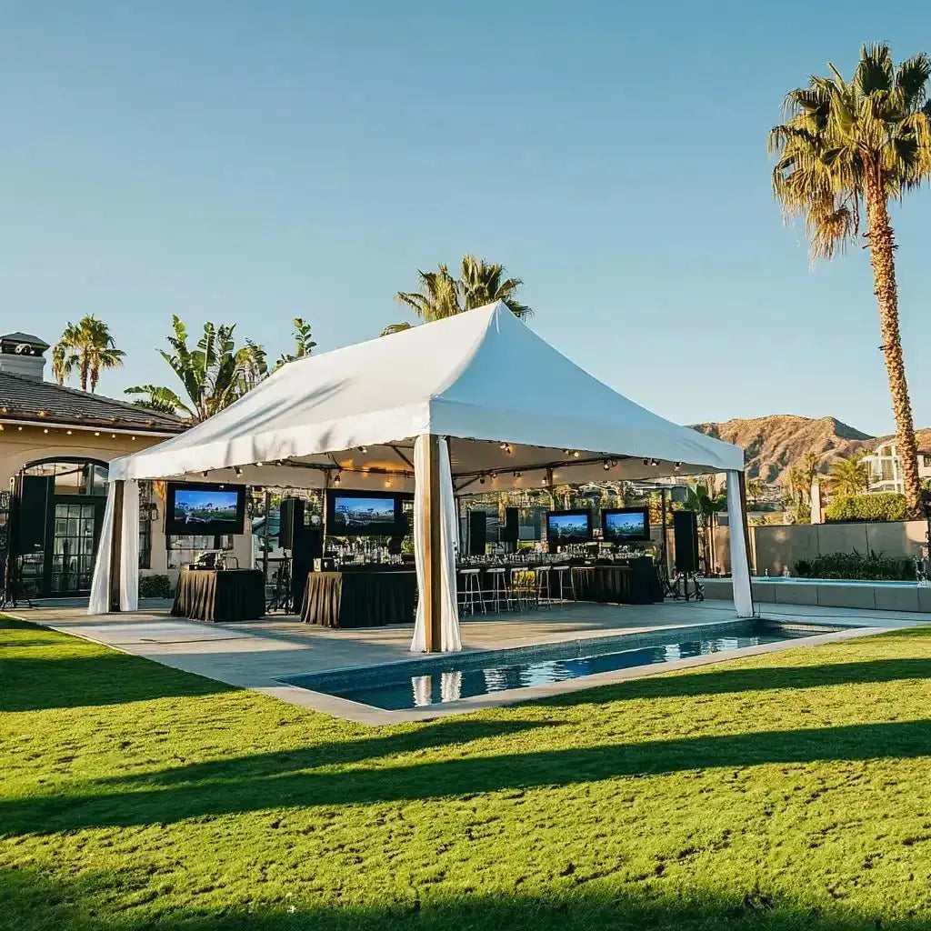 20x20 A-Frame Tent - Gable Canopy 