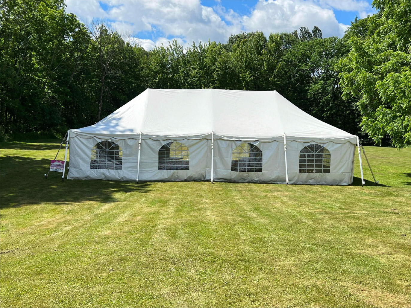 20′ x 50′ ( 6m x 15m ) West Coast Peg & Pole Tent